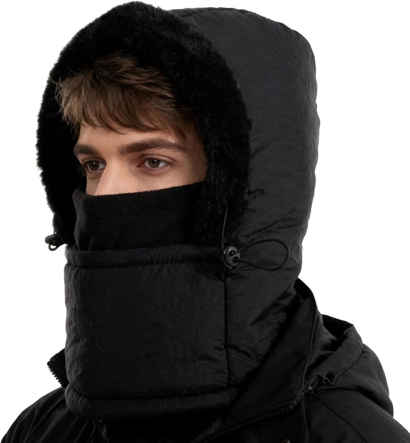 JOYPICKS Balaclava Fleece Ski Mask for Men Women with Face Cover, Water Repellent Windproof for Extreme Cold Weather Skiing Motorcycle - Image 2